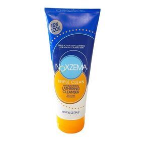 Vintage Y2K Noxzema Triple Cream Antibacterial Cleanser Face Wash 95% Full